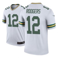 Men's Green Bay Packers #12 Aaron Rodgers White Nike legend color rush Jersey - Men's