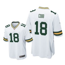 Men's Green Bay Packers #18 White Randall Cobb Nike Game Jersey