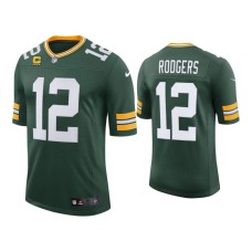 Men's Green Bay Packers #12 Aaron Rodgers Vapor Limited Green Jersey