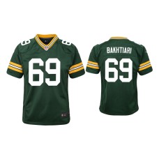 Youth Green Bay Packers #69 David Bakhtiari Green Game Jersey