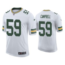 Men's Green Bay Packers #59 De'Vondre Campbell Vapor Limited White Jersey