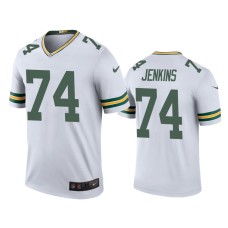 Men's Green Bay Packers #74 Elgton Jenkins White NFL Draft Color Rush Legend Jersey