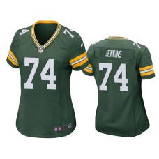 Men's Green Bay Packers #74 Elgton Jenkins Green NFL Draft Game Jersey