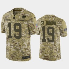 Men's Green Bay Packers #19 Equanimeous St. Brown Nike Salute to Service Jersey - Camo