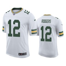 Men's Green Bay Packers #12 Aaron Rodgers 100th Season White Vapor Limited Jersey