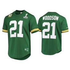 Men's Green Bay Packers #21 Charles Woodson Green Super Bowl XLV Jersey