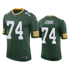 Men's Green Bay Packers #74 100th Season Elgton Jenkins Green Limited Jersey