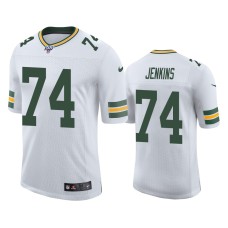 Men's Green Bay Packers #74 Elgton Jenkins 100th Season White Vapor Limited Jersey