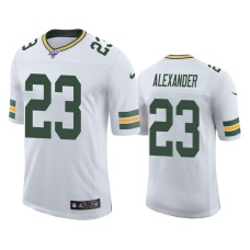 Men's Green Bay Packers #23 Jaire Alexander 100th Season White Vapor Limited Jersey