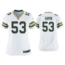 Women's Green Bay Packers #53 Jonathan Garvin White Game Jersey