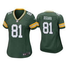 Women's Green Bay Packers #81 Josiah Deguara Green Game Jersey