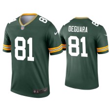 Men's Green Bay Packers #81 Josiah Deguara Green Legend Jersey