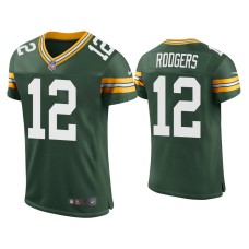 Men's Green Bay Packers #12 Aaron Rodgers Green Classic Vapor Elite Jersey