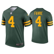 Men's Green Bay Packers #4 Brett Favre Green Alternate Legend Jersey