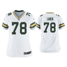 Women's Green Bay Packers #78 Cole Van Lanen White Game Jersey