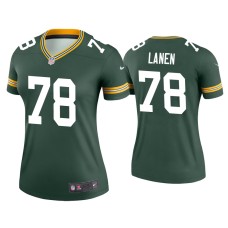 Women's Green Bay Packers #78 Cole Van Lanen Green Legend Jersey