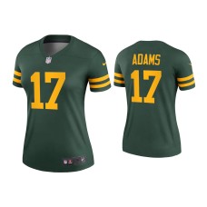 Women's Green Bay Packers #17 Davante Adams Green Alternate Legend Jersey