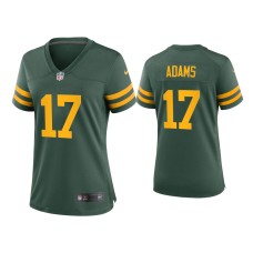 Women's Green Bay Packers #17 Davante Adams Green Alternate Game Jersey