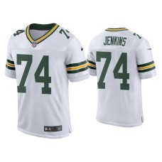 Men's Green Bay Packers #74 Elgton Jenkins White Classic Vapor Elite Jersey