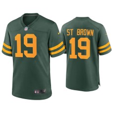 Men's Green Bay Packers #19 Equanimeous St. Brown Green Alternate Game Jersey