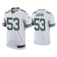 Men's Green Bay Packers #53 Color Rush Legend Jonathan Garvin White Jersey