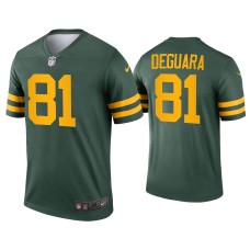 Men's Green Bay Packers #81 Josiah Deguara Green Alternate Legend Jersey