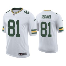 Men's Green Bay Packers #81 Josiah Deguara Vapor Limited White Jersey