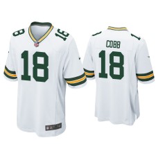 Men's Green Bay Packers #18 Randall Cobb White Game Jersey