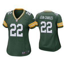 Women's Green Bay Packers #22 Shemar Jean-Charles Green Game Jersey