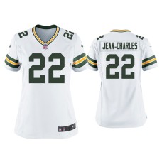 Women's Green Bay Packers #22 Shemar Jean-Charles White Game Jersey