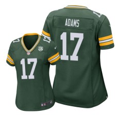 Women's Green Bay Packers #17 Green Davante Adams Nike 100th Anniversary Jersey