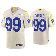 Men's Los Angeles Rams #99 2020 Aaron Donald Bone Game Jersey