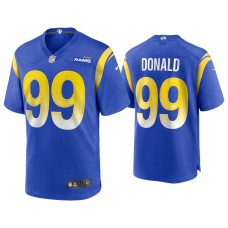 Men's Los Angeles Rams #99 2020 Aaron Donald Royal Game Jersey