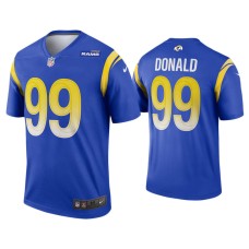 Men's Los Angeles Rams #99 2020 Aaron Donald Royal Legend Jersey