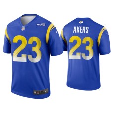 Men's Los Angeles Rams #23 2020 Cam Akers Royal Legend Jersey