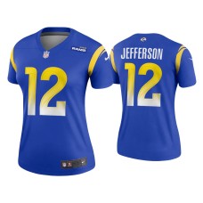 Women's Los Angeles Rams #12 2020 Van Jefferson Royal Legend Jersey