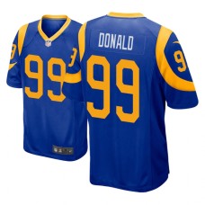 Men's Los Angeles Rams #99 Royal Aaron Donald Nike Game Jersey