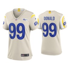 Women's Los Angeles Rams #99 Aaron Donald Bone Game Jersey