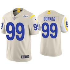 Men's Los Angeles Rams #99 Aaron Donald Vapor Limited Bone Jersey