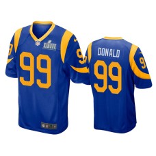 Men's Los Angeles Rams #99 Aaron Donald Nike Game Royal Jersey - Super Bowl LIII