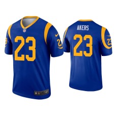 Men's Los Angeles Rams #23 Cam Akers Royal Legend Jersey