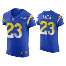 Men's Los Angeles Rams #23 Cam Akers Royal Vapor Elite Jersey