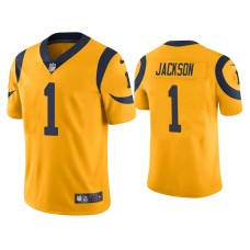 Men's Los Angeles Rams #1 Color Rush Limited DeSean Jackson Gold Jersey