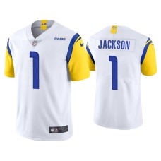 Men's Los Angeles Rams #1 DeSean Jackson Vapor Limited White Jersey