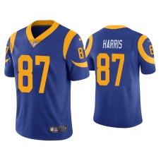 Men's Los Angeles Rams #87 Jacob Harris Vapor Limited Royal Jersey