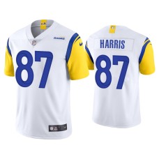 Men's Los Angeles Rams #87 Jacob Harris Vapor Limited White Jersey