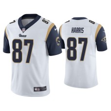 Men's Los Angeles Rams #87 Jacob Harris Vapor Limited White Jersey