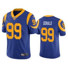 Men's Los Angeles Rams #99 100th Season Aaron Donald Royal Limited Jersey