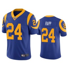 Men's Los Angeles Rams #24 100th Season Taylor Rapp Royal Limited Jersey