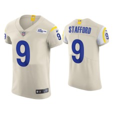 Men's Los Angeles Rams #9 Matthew Stafford Cream Vapor Elite Jersey